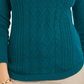 Charter Club Women's Cable Sweater Green Size Large