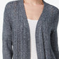 Karen Scott Women's Turbo Duster Cardigan Blue Size XX-Large