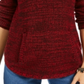 Style & Co Women's Envelope Neck Sweater Red Size PP
