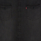 Levi's Men's Matthew New Western Denim Shirt Black -Smoke Gray Size S