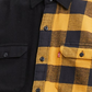 Levi's Men's Jackson Plaid Collar Button Down Shirt Black Size Large