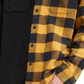 Levi's Men's Jackson Plaid Collar Button Down Shirt Black Size Large