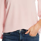 CeCe Women's Tie Sleeve Top Red Size Large