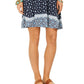 Style & Co Women's Floral Print Sleeveless Swing Dress Navy Size PP