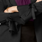 Alfani Women's Tie Sleeve Cardigan Black Size Petite S