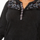 Style & Co Women's Plus Cotton Embroidered Blouse Black Size 0X