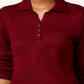 Karen Scott Women's Tt Johnny V Neck Collared Pullover Sweater Red Size Petite X-Large