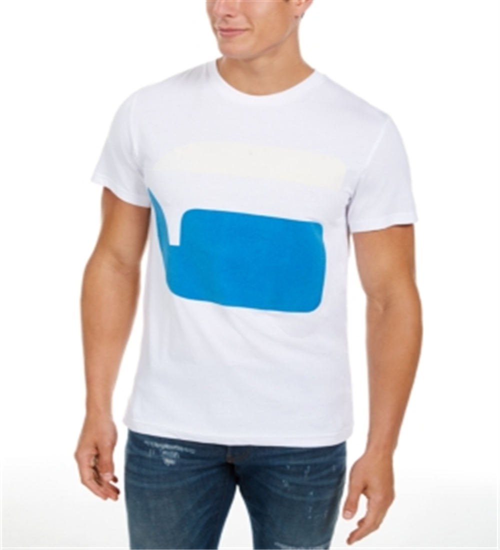 G-Star Raw Men's Logo Graphic T-Shirt White Size L