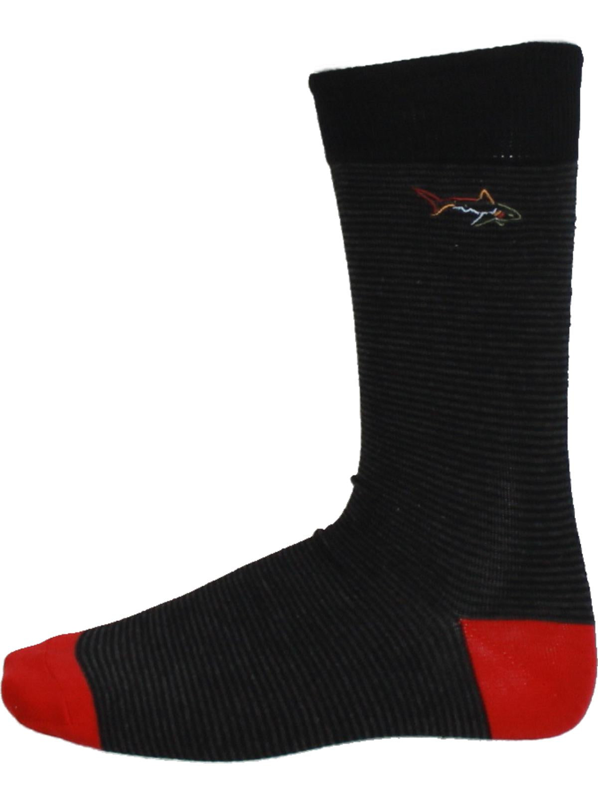 Greg Norman Men's 2 Pack Crew Dress Socks Black Size 8-12