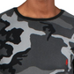 Ralph Lauren Men's Camo Waffle Knit Thermal Pajama Shirt Gray Size Medium
