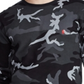 Ralph Lauren Men's Camo Waffle Knit Thermal Pajama Shirt Gray Size Medium