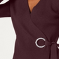 INC International Concepts Women's Embellished Grommet Wrap Sweater Gift Red Size X-Small