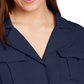 INC International Concepts Women's Plus Tie front Pocket Blouse Blue Size OX