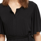 French Connection Women's Tie-Waist Shift Dress Black Size 2