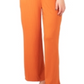 NY Collection Women's Belted Jumpsuit Amber Orange Size Petite XL