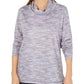 Karen Scott Women's Sports Heathered Turtleneck Sweatshirt Gray Size Petite Large