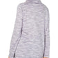 Karen Scott Women's Sports Heathered Turtleneck Sweatshirt Gray Size Petite Large