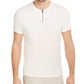 Alfani Men's Quarter-Zip Terry T-Shirt Beige Size X-Large