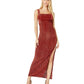 Free People Women's Geneva Maxi Dress Orange Size Large