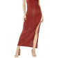 Free People Women's Geneva Maxi Dress Orange Size Large