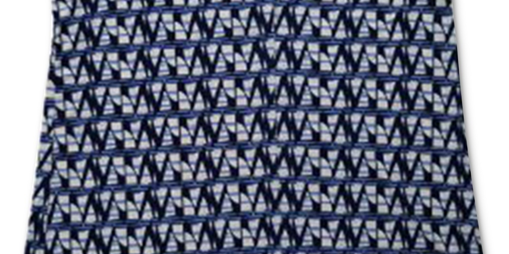 Charter Club Women's Printed V Neck Top Blue Size Medium