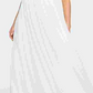 Say Yes to the Prom Junior's Beaded Bodice Chiffon Gown White Size 11
