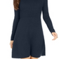 Style & Co Women's Ribbed Sweater Dress Blue Size Petite XL