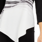 Alfani Women's Asymmetrical Stretch Blouse Black Size Small