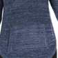 Style & Co Women's Curved Hem Long Sleeve Turtle Neck Sweater Blue Size Petite Medium
