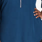 City Chic Women's Plus Sexy Fling Zip Front Top Blue Size 20W