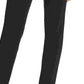 DKNY Women's Faux Leather Trim Straight Leg Trousers Black Size 6