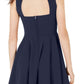 B Darlin Junior's Sweetheart Neck Open Back Party Dress Blue Size 5-6