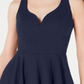 B Darlin Junior's Sweetheart Neck Open Back Party Dress Blue Size 5-6