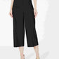 Alfani Women's Wide Leg Linen Pants Black Size 2 Petite
