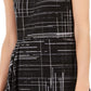 Alfani Women's Printed Asymmetrical Top Black Size Medium