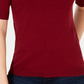 Charter Club Women's Elbow Sleeve Sweater Wine Size Petite Small