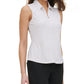 Tommy Hilfiger Women's Sleeveless Polka Dot Print Top White Size X-Large