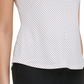 Tommy Hilfiger Women's Sleeveless Polka Dot Print Top White Size X-Large