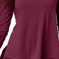 Style & Co Women's Chiffon Hem Top Purple Size Small