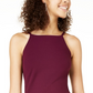 BCX Junior's Asymmetrical Hem Rhinestone Dress Red Size X-Small