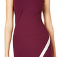 BCX Junior's Asymmetrical Hem Rhinestone Dress Red Size XX-Large