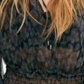 Free People Women's Twyla Printed Top Black Charcoal Size Large