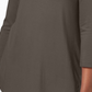 JM Collection Women's Scoop-Neck Top Gray Size X-Large