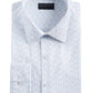 Alfani Men's Dress Shirt Regular Fit Stretch Cube Natural Size 16-16 1/2