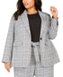 calvin-klein-womens-gray-plaid-suit-wear-to-work-jacket-silver-size-14w