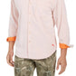 Tommy Bahama Men's Coastal Cord Shirt Orange Size X-Large
