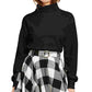 Bar III Women's Cozy Turtleneck Top Black Size Large