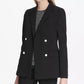 Calvin Klein Women's Scuba Double Breasted Jacket Black Size 10