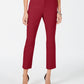 INC International Concepts Women's Cropped Straight Leg Pants Red Size 4