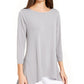 Alfani Women's High Low Tunic Gray Size XX-Large